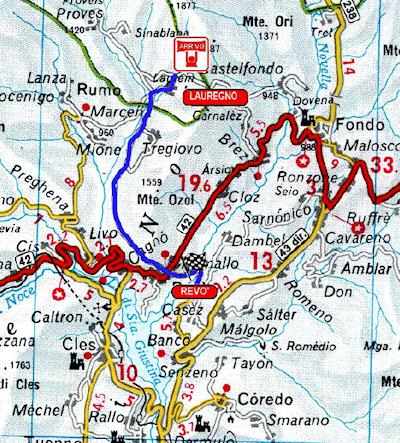 Streckenverlauf Giro del Trentino Alto Adige - Sdtirol 2013 - Etappe 1