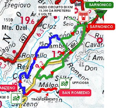 Streckenverlauf Giro del Trentino Alto Adige - Sdtirol 2013 - Etappe 3