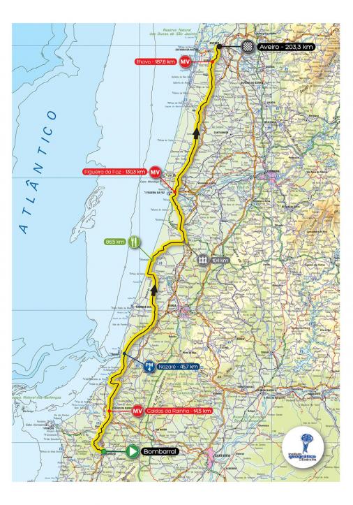 Streckenverlauf Volta a Portugal em Bicicleta Liberty Seguros 2013 - Etappe 1
