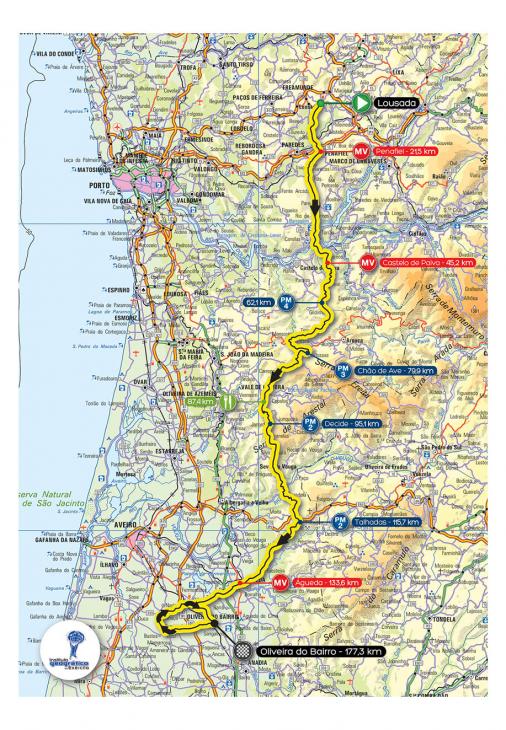Streckenverlauf Volta a Portugal em Bicicleta Liberty Seguros 2013 - Etappe 5