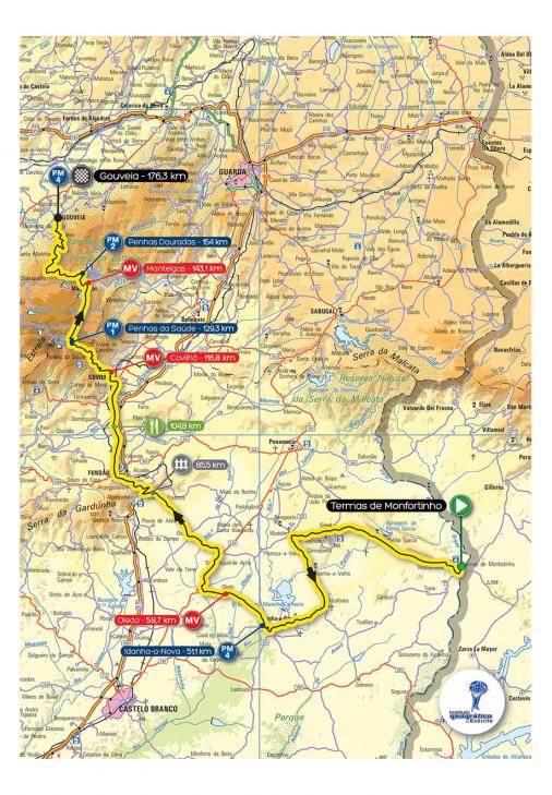 Streckenverlauf Volta a Portugal em Bicicleta Liberty Seguros 2013 - Etappe 7