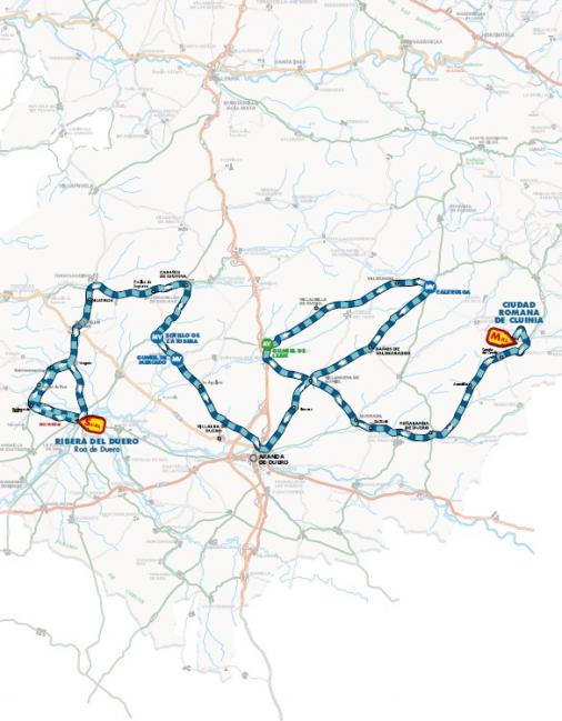 Streckenverlauf Vuelta a Burgos 2013 - Etappe 2