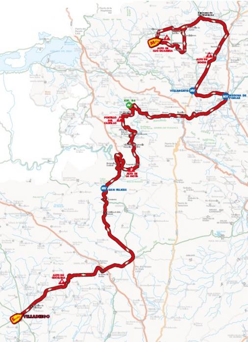 Streckenverlauf Vuelta a Burgos 2013 - Etappe 3