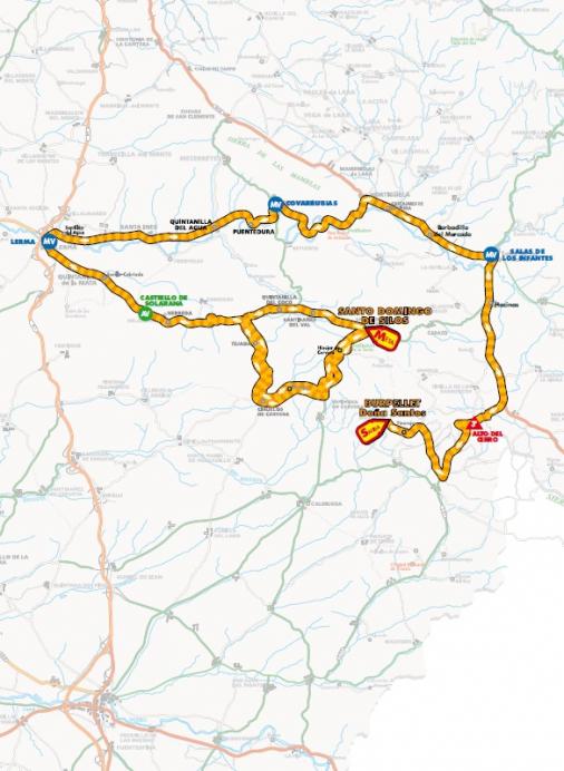Streckenverlauf Vuelta a Burgos 2013 - Etappe 4
