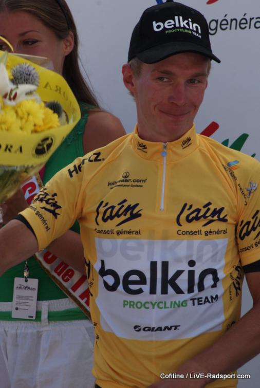 Der Etappensieg ging an den Teamkollegen, aber Tom Jelte Slagter bekam das Gelbe Trikot der Tour de l\'Ain