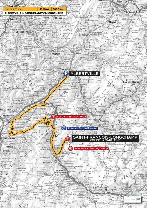 Streckenverlauf Tour de l´Avenir 2013 - Etappe 4