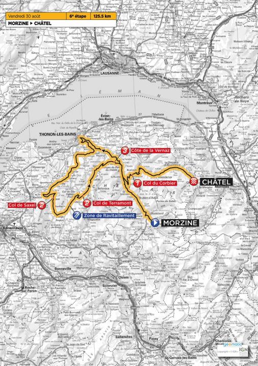Streckenverlauf Tour de lAvenir 2013 - Etappe 6