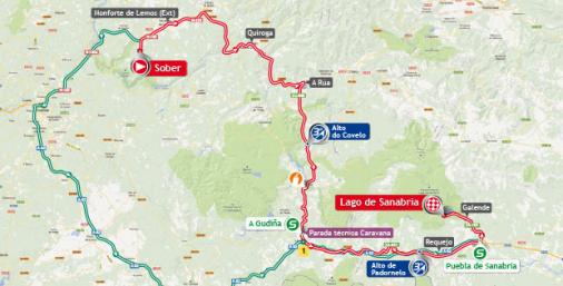 Streckenverlauf Vuelta a España 2013 - Etappe 5