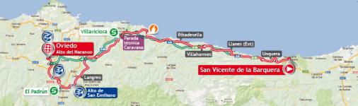 Streckenverlauf Vuelta a España 2013 - Etappe 19