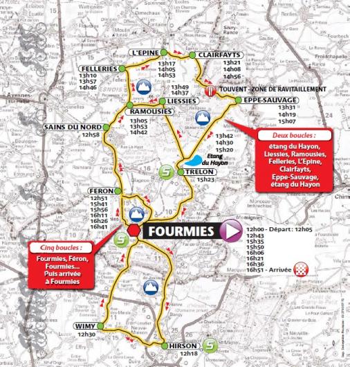Streckenverlauf GP de Fourmies / La Voix du Nord 2013