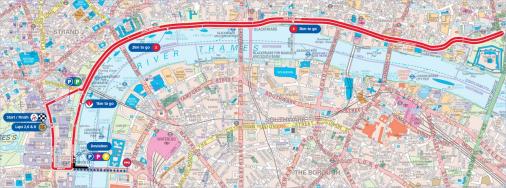 Streckenverlauf Tour of Britain 2013 - Etappe 8