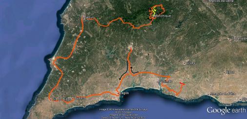 Streckenverlauf Volta ao Algarve 2014 - Etappe 2
