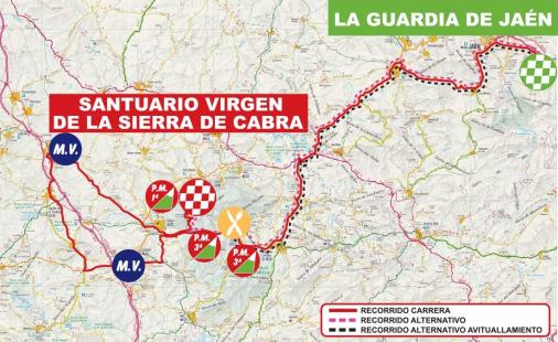 Streckenverlauf Vuelta a Andalucia Ruta Ciclista Del Sol 2014 - Etappe 2