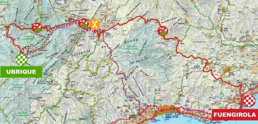 Streckenverlauf Vuelta a Andalucia Ruta Ciclista Del Sol 2014 - Etappe 4