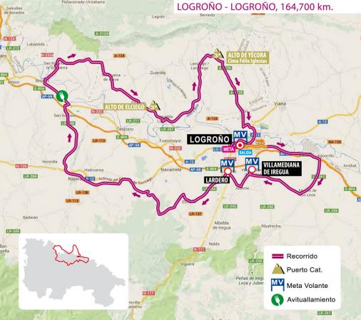 Streckenverlauf Vuelta Ciclista a La Rioja 2014