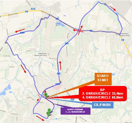 Streckenverlauf Gracia Orlova 2014 - Etappe 3