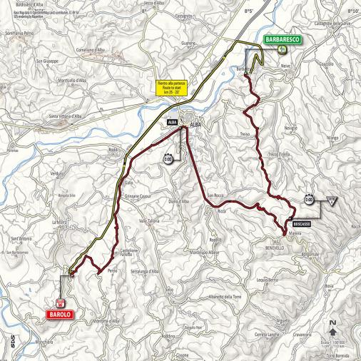 Streckenverlauf Höhenprofil Giro d´Italia 2014 - Etappe 12