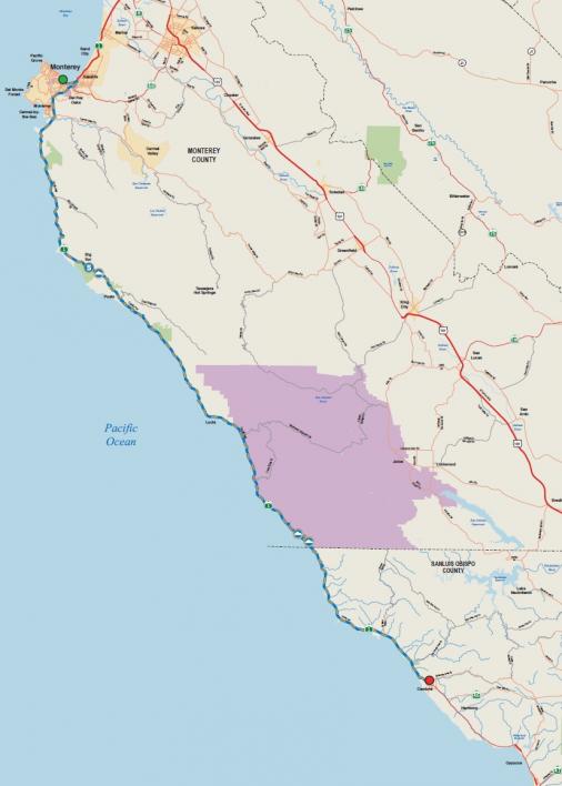 Streckenverlauf Amgen Tour of California 2014 - Etappe 4
