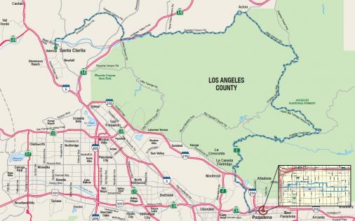 Streckenverlauf Amgen Tour of California 2014 - Etappe 7