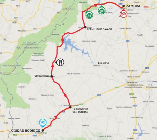 Streckenverlauf Vuelta a Castilla y Leon 2014 - Etappe 1