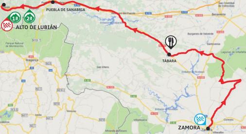 Streckenverlauf Vuelta a Castilla y Leon 2014 - Etappe 2
