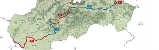Streckenverlauf Tour de Slovaquie 2014