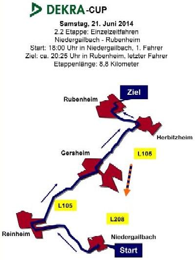 Streckenverlauf Trofeo Karlsberg 2014 - Etappe 2b