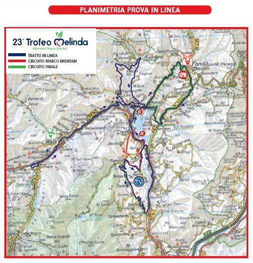 Streckenverlauf Nationale Meisterschaften 2014: Italien - Straenrennen