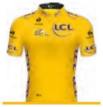 Reglement Tour de France 2014 - Gelbes Trikot (Gesamtwertung)