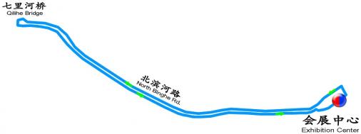 Streckenverlauf Tour of Qinghai Lake 2014 - Etappe 13