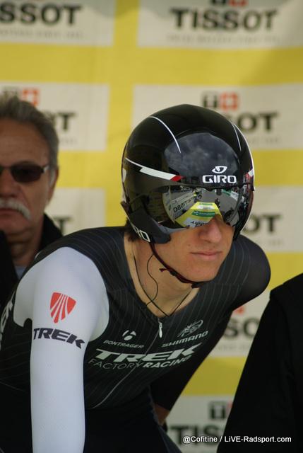 Jesse Sergent bei Zeitfahren der Tour de Romandie 2014