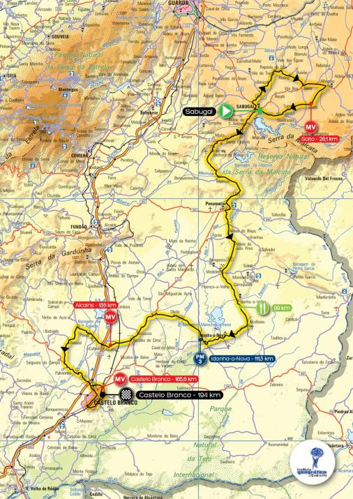 Streckenverlauf Volta a Portugal em Bicicleta Liberty Seguros 2014 - Etappe 8