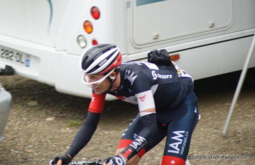 Sbastien Reichenbach bei der Tour de France 2014 kurz nach der Bergwertung in Le Markstein