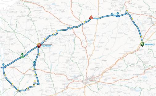 Streckenverlauf Vuelta a Burgos 2014 - Etappe 2