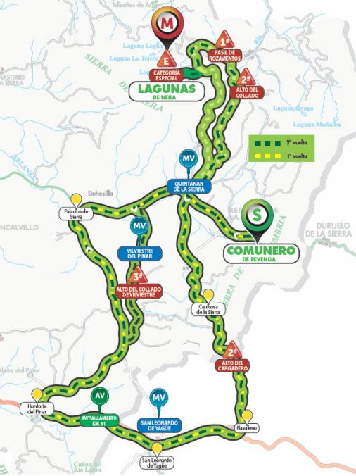 Streckenverlauf Vuelta a Burgos 2014 - Etappe 3