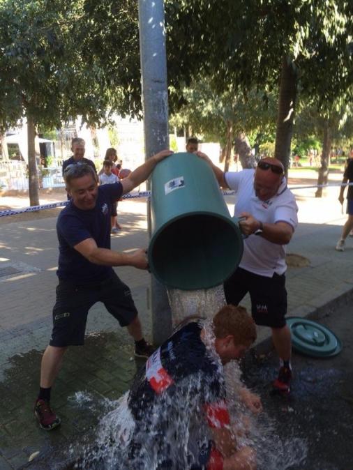 Ice Bucket Challenge: Dominic Klemme (Foto: Twitter/@GuyotLolo53)