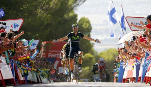 Valverde gewinnt erste Bergankunft der Vuelta - Froome und Contador im Sprint geschlagen