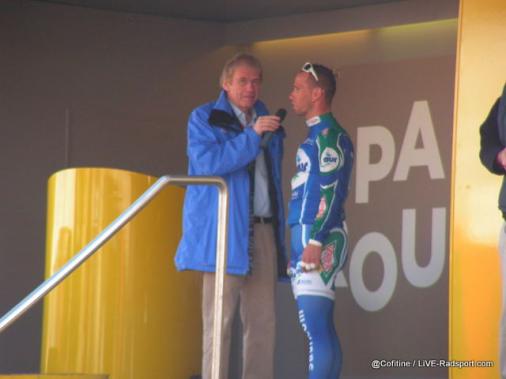 ... mit Jimmy Casper bei Paris-Roubaix 2010