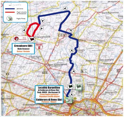 Streckenverlauf Settimana Internazionale Coppi e Bartali 2015 - Etappe 3