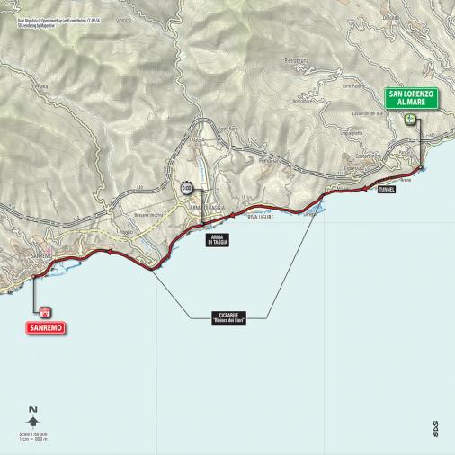 Streckenverlauf Giro d´Italia 2015 - Etappe 1