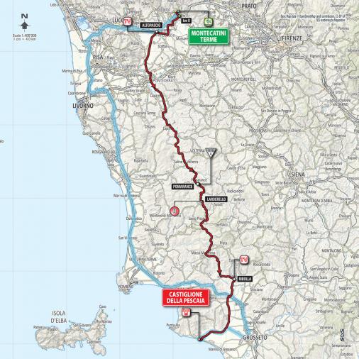 Streckenverlauf Giro d´Italia 2015 - Etappe 6