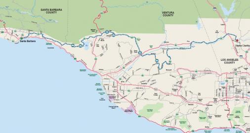 Streckenverlauf Amgen Tour of California 2015 - Etappe 5