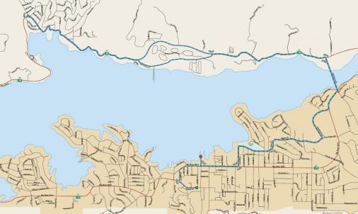 Streckenverlauf Amgen Tour of California 2015 - Etappe 6 (ursprngliche Streckenversion)