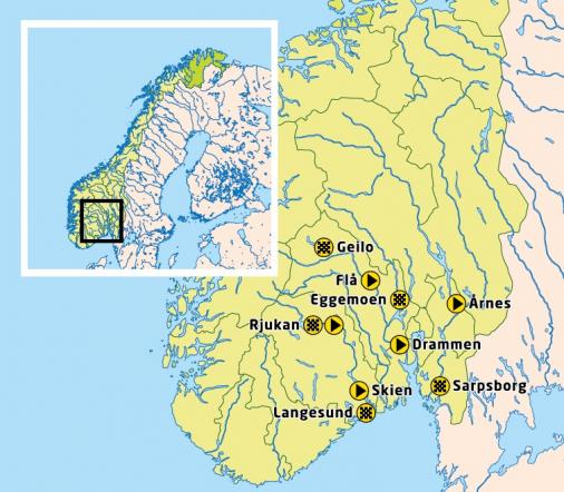 Streckenverlauf Tour of Norway 2015