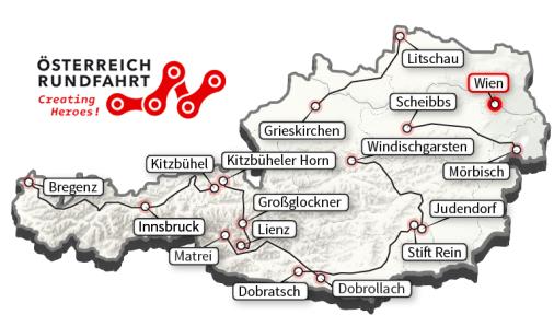Streckenverlauf Int. sterreich-Rundfahrt-Tour of Austria 2015