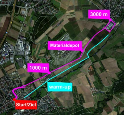 Streckenverlauf Auensteiner Radsporttage 2015 - Etappe 1