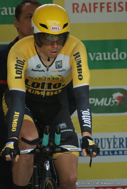 Bert-Jan Lindeman bei der Tour de Romandie 2015