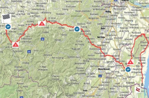 Streckenverlauf Int. Österreich-Rundfahrt-Tour of Austria 2015 - Etappe 1