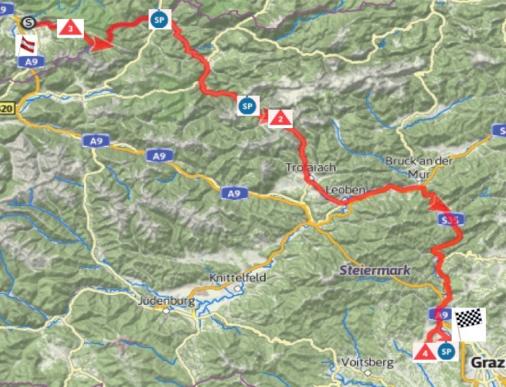 Streckenverlauf Int. sterreich-Rundfahrt-Tour of Austria 2015 - Etappe 3