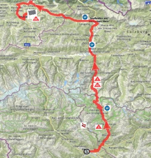 Streckenverlauf Int. sterreich-Rundfahrt-Tour of Austria 2015 - Etappe 6